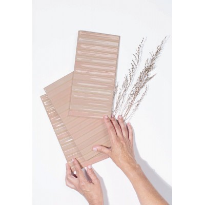 Плитка 133472 Flash Bars Blush 12,5x25