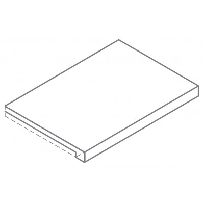 Ступени 620070003141 Forum Wave Silver Scalino Angolare Dx 33x120