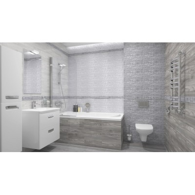 Плитка Bona Декор тёмно-серый 08-03-06-1344-4 20х40