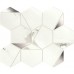 Мозаика A4WV Marvel Statuario Supremo Platino Hex Shiny 25,1x29