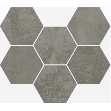 Мозаика 620110000110 Terraviva Дарк Мозаика Гексагон Нат Рет 25x29