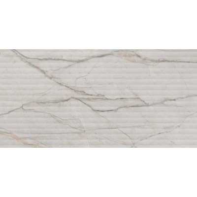 Плитка KM6012B0110R Ифран серый светлый глянцевый структура обрезной 60x119,5x1