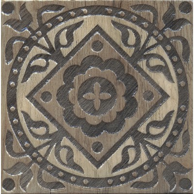 Керамогранит HGD/B28/SG1550L Вставка Фратте серый лаппатированный 20х20