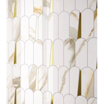 Мозаика 610110001135 Stellaris Statuario White Mosaico 30x30