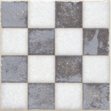 Керамогранит STG/A404/1266H Вставка Амальфи орнамент коричневый 9,8х9,8