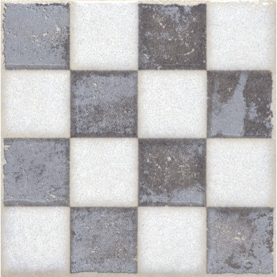 Керамогранит STG/A404/1266H Вставка Амальфи орнамент коричневый 9,8х9,8