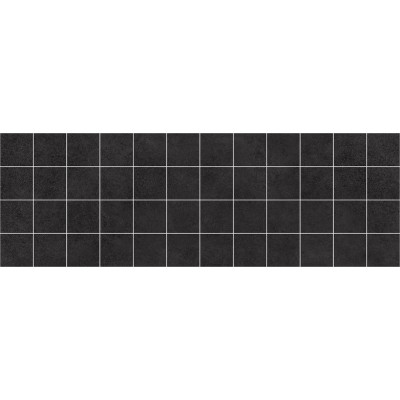 Мозаика MM60062 Декор Alabama мозаичный чёрный 20х60