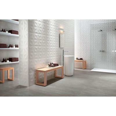 Плитка A6BI 3D Flows White Matt 50x120