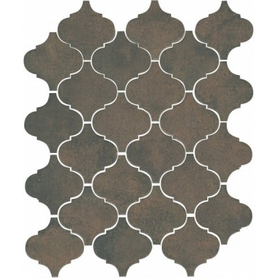 Плитка 65004 Арабески котто коричневый 26x30