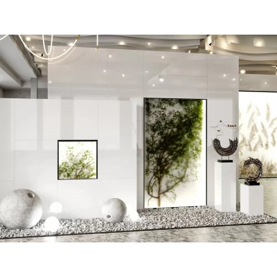 Плитка KM6012B0021R Танжер 1 белый матовый структура обрезной 60x119,5x1