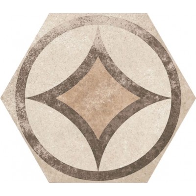 Керамогранит 22098 Hexatile Cement Garden Sand 17,5x20 (17 видов паттерна)