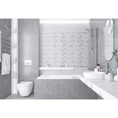 Плитка 18-03-06-3611 Moby Декор светло-серый 30х60