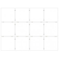 Керамогранит 1146H Конфетти белый блестящий полотно 29,8х39,8 из 12 частей 9,8х9,8