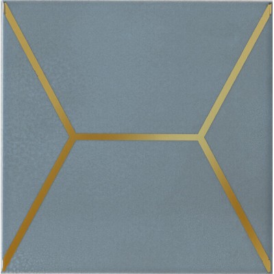 Плитка OP/E181/17067 Декор Витраж голубой 15*15