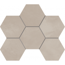 Мозаика Мозаика GF02 Graffito Light Beige Hexagon неполированный 25x28,5