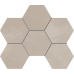 Мозаика Мозаика GF02 Graffito Light Beige Hexagon неполированный 25x28,5