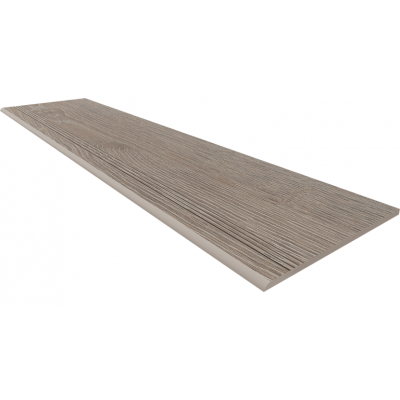 Ступени Ступень KW02 Kraft Wood Light Grey структурированный с насечками 30x120