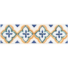 Плитка STG/A495/1146H Бордюр Капри майолика 9,8х3