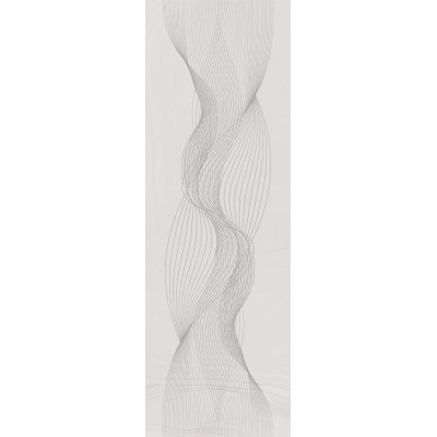 Плитка OS/A362/14069R Декор Веро серый светлый глянцевый обрезной 40x120x1