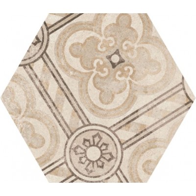 Керамогранит 22098 Hexatile Cement Garden Sand 17,5x20 (17 видов паттерна)