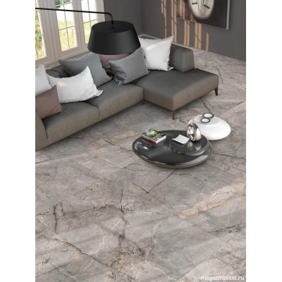 Керамогранит GT120604201MGR Bizarre Серый граниль 60x120