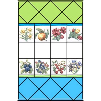 Плитка TFA009 Оранжерея Яблоко 9.9*9.9