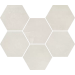 Мозаика 620110000186 Continuum Polar Mosaico Hexagon 25x29