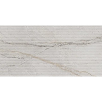 Плитка KM6012B0110R Ифран серый светлый глянцевый структура обрезной 60x119,5x1