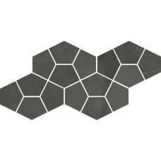 Мозаика 620110000185 Continuum Petrol Mosaico Prism 41.3x20.5