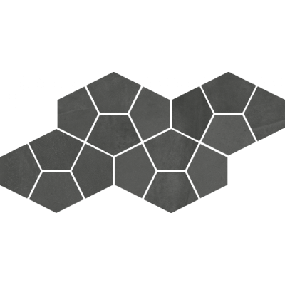Мозаика 620110000185 Continuum Petrol Mosaico Prism 41.3x20.5