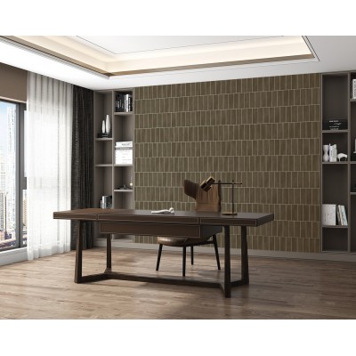 Керамогранит ENCLR6056GL722 Camelot Charcoal Glossy 75х225х8