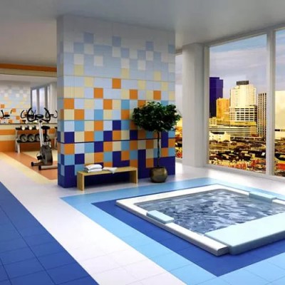 Плитка 5177N Калейдоскоп персиковый 20х20