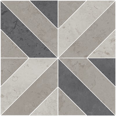 Керамогранит ID124T Декор Про Лаймстоун серый матовый 60х60