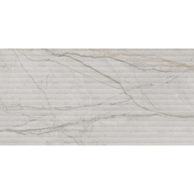 Плитка KM6012B0110R Ифран серый светлый глянцевый структура обрезной 60x119,5x1