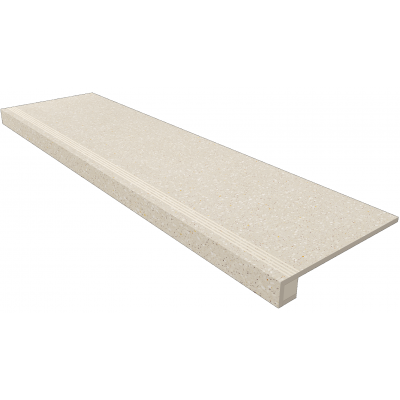 Ступени Комплект Ступень CM02 Cosmos 33x120 неполированная прямоугольный бортик + Подступенок 145x120