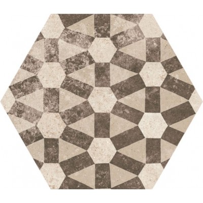Керамогранит 22098 Hexatile Cement Garden Sand 17,5x20 (17 видов паттерна)