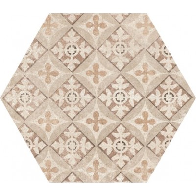 Керамогранит 22098 Hexatile Cement Garden Sand 17,5x20 (17 видов паттерна)