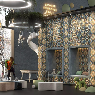 Плитка HGD/A555/5009 Декор Фантазия 1 матовый 20x20