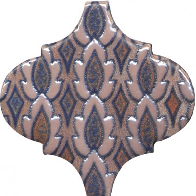 Плитка KMP3STA011M6X Панно Арабески Марокко 2 (из 6 частей 6,5x6,5) 10x25x6,9