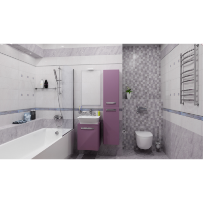 Плитка Декор Мармара Лайн серый 17-03-06-658 20х60