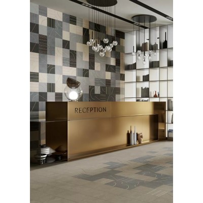 Керамогранит SBD049/SG9358 Декор Матрикс антрацит 30*30