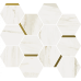 Мозаика 620110000222 Stellaris Carrara Ivory Mosaico Chic Nat 28.3x32.8