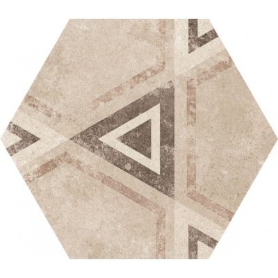 Керамогранит 22098 Hexatile Cement Garden Sand 17,5x20 (17 видов паттерна)