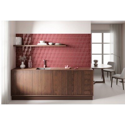 Плитка 28858 Curve Pink Matt 8,3x12