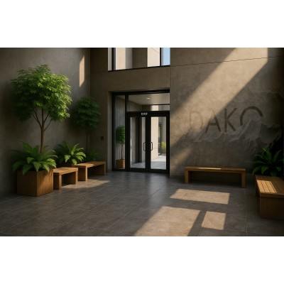 Керамогранит E-3032/MR Vita Серый ректификат 600x600x9