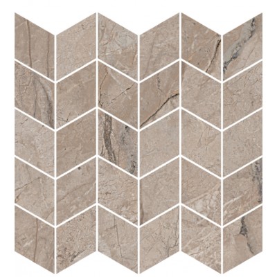 Плитка KMD2MSM014BR Декор Ифран мозаичный бежевый светлый глянцевый обрезной 30x31,2x0,9