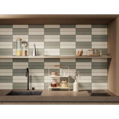 Плитка KM26393 Медина 1 оранжевый матовый структура 6x28,5x1