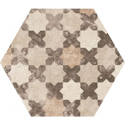 Керамогранит 22098 Hexatile Cement Garden Sand 17,5x20 (17 видов паттерна)