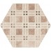 Керамогранит 22098 Hexatile Cement Garden Sand 17,5x20 (17 видов паттерна)