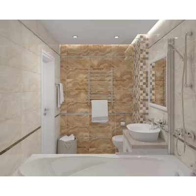 Плитка 34025 Prime серый микс 25х50